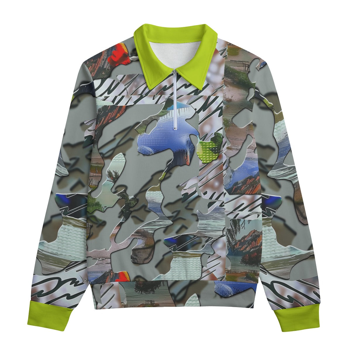 Camodern Cotton Half-Zip Sweatshirt