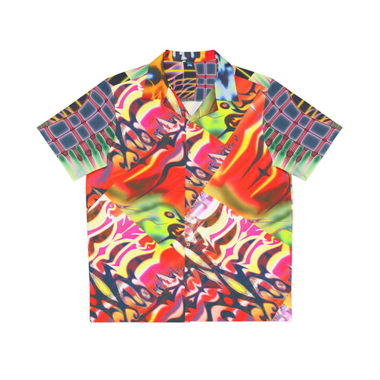 Y2Kiki Hawaiian Shirt White