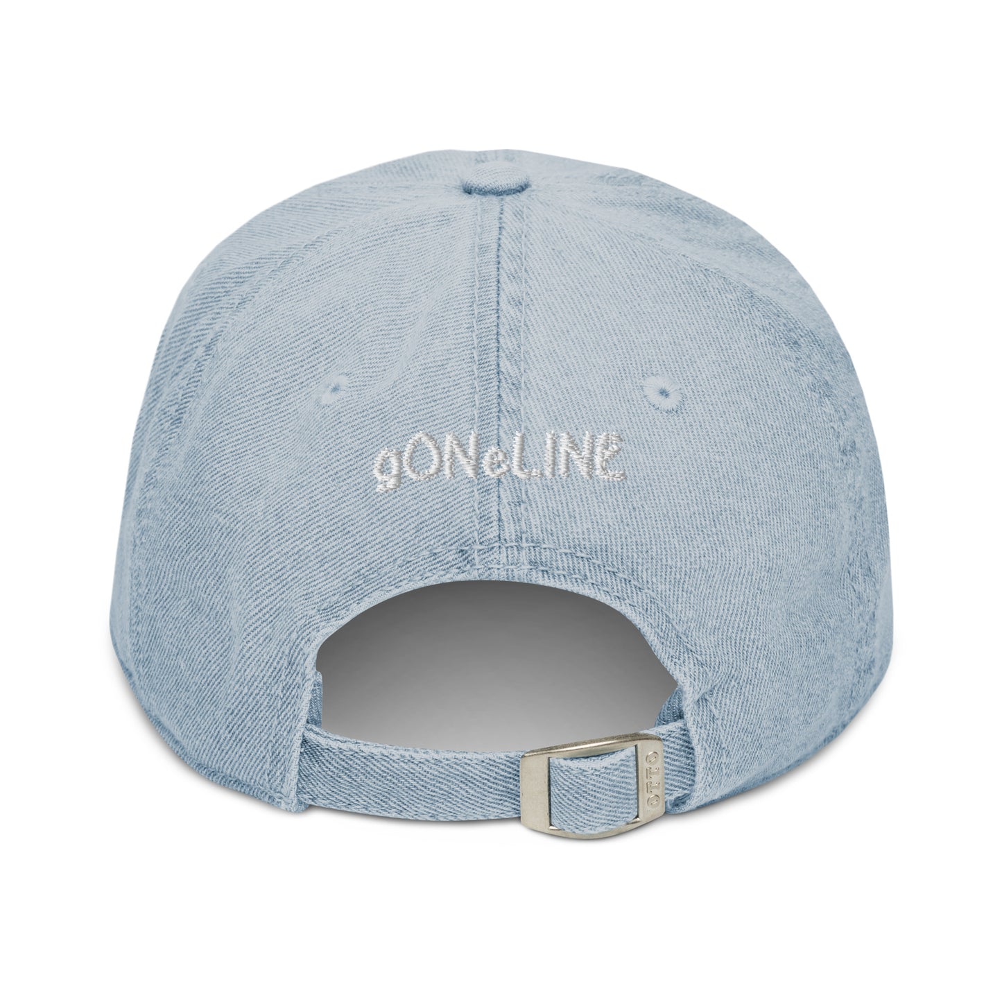 Uh-oh Embroidered Denim Dad Hat